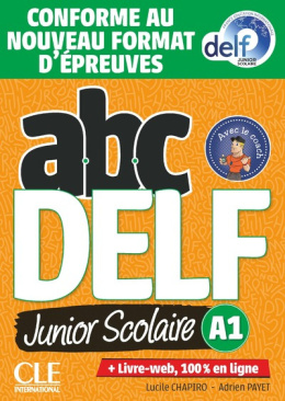 Abc delf junior scolaire A1 + Dvd + rozwiązania + wersja online 2021 nowa formuła egzaminu