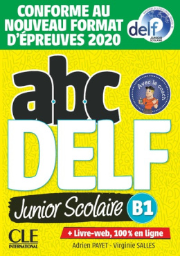 Abc Delf Junior scolaire B1 + Dvd + rozwiązania + wersja online 2021 nowa formuła egzaminu