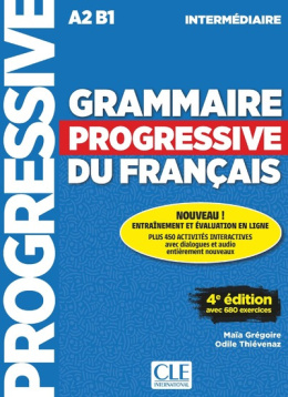 Grammaire progressive du francais niveau intermediaire A2/B1 + CD audio 4 wydanie