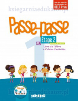 Passe passe 1 Etape 2 A1.1 podręcznik+ćwiczenia