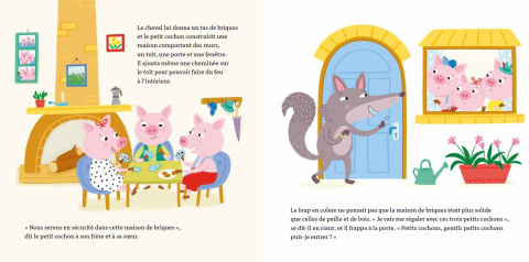 Les trois petits cochons - Trzy małe świnki