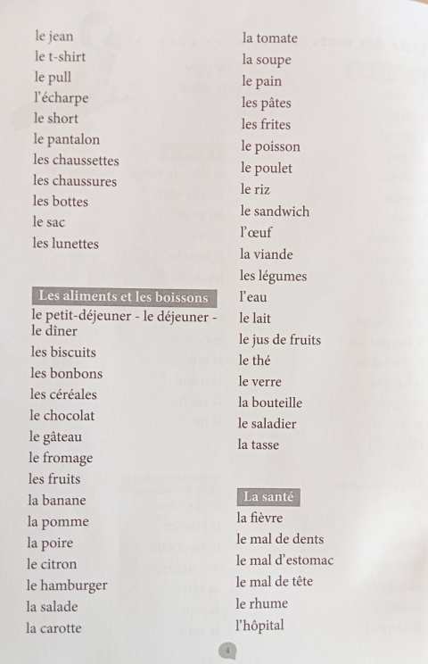 Mots en Images karty obrazkowe do nauki języka francuskiego