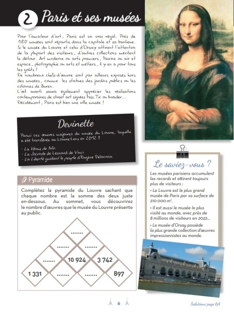 200 jeux spécial Paris Connaissez-vous bien Paris ?