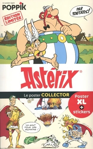 Astérix Poppik plakat z 45 naklejkami wielokrotnego użytku