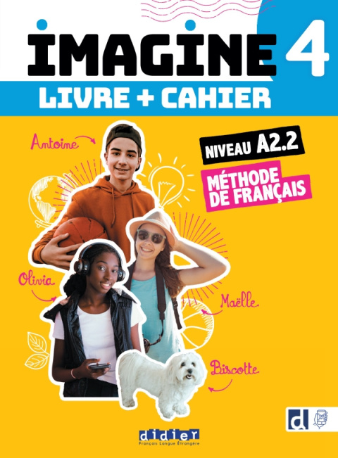 Imagine 4 livre + cahier A2.2