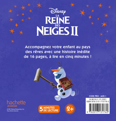 LA REINE DES NEIGES 2 - Mon histoire du soir - Olaf aime les livres - Disney