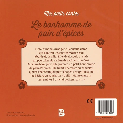 Le petit bonhomme de pain d'épices Le petit bonhomme de pain d'épices