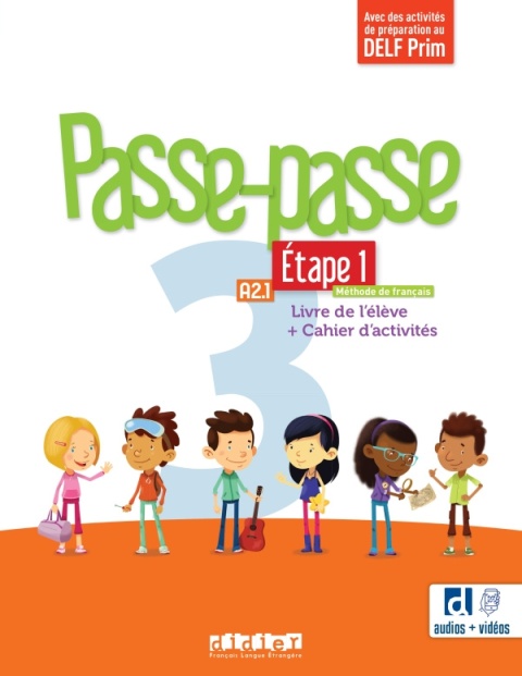 Passe passe 3 Etape 1 A2.1 podręcznik+ćwiczenia