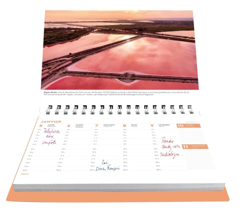 Patrimoine de France L'agenda-calendrier 2026 Kalendarz 2026 Dziedzictwo Francji