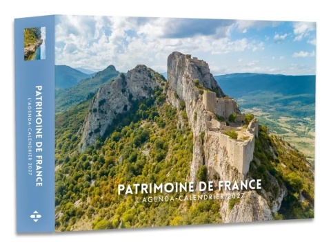 Patrimoine de France L'agenda-calendrier 2027 Kalendarz 2027 Dziedzictwo Francji
